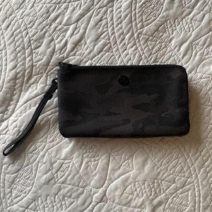 Lululemon Black Camo Double Up Pouch